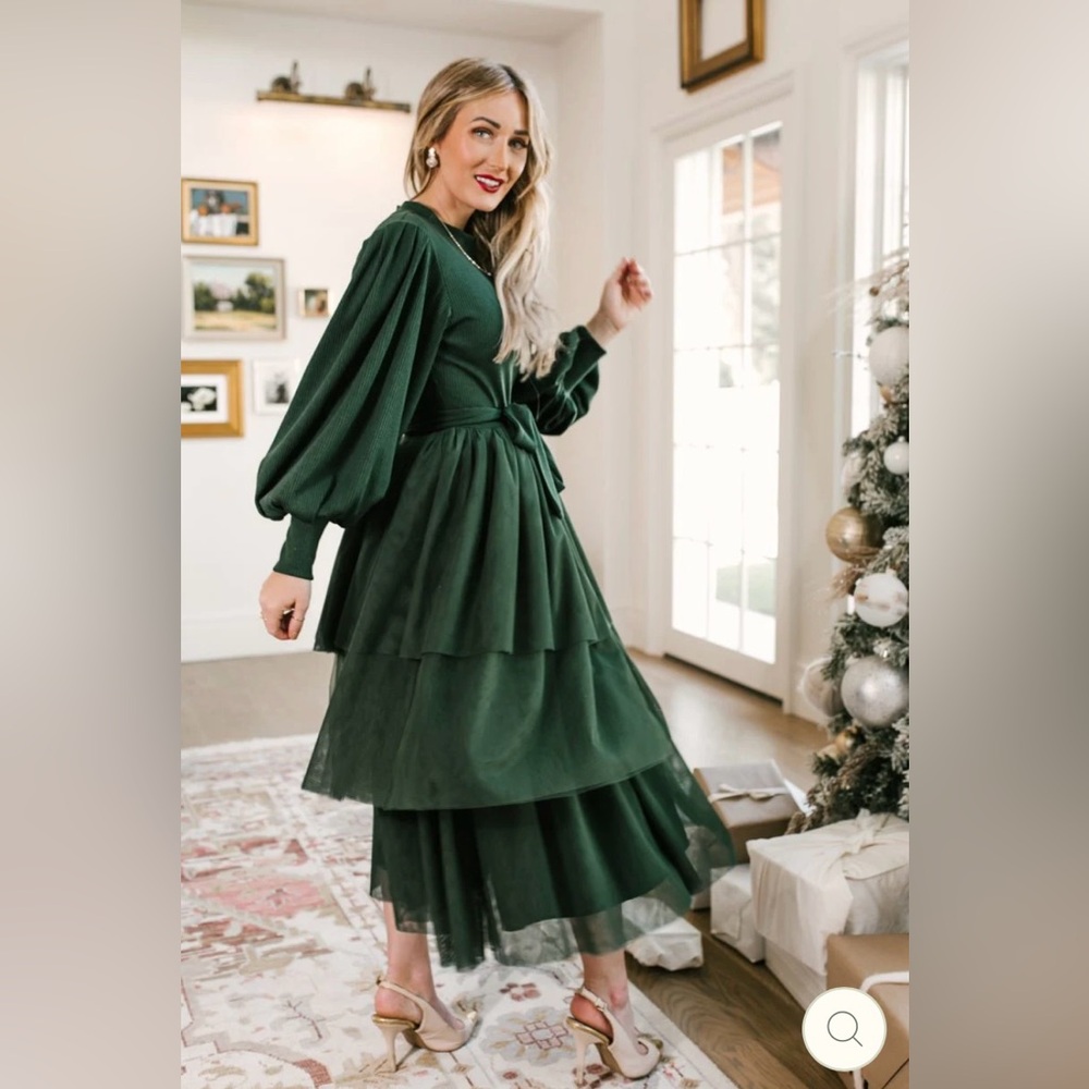 Ivy City Co. - COSETTE DRESS IN GREEN